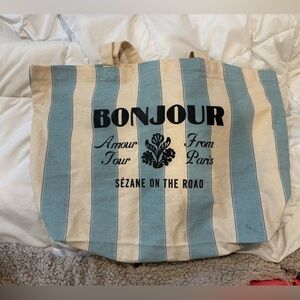 Sezane beach bag